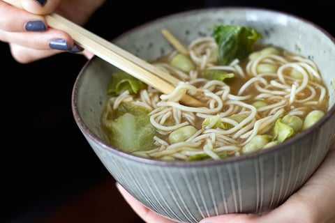 Soupe de Noodles aux Légumes