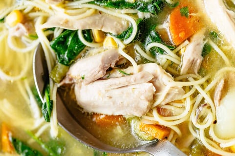 SOUPE DE NOUILLES AU POULET