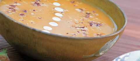 Soupe de Potiron aux Noisettes