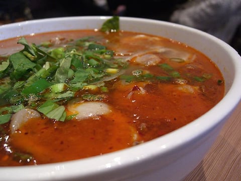 Soupe de Vermicelles au Porc et au Boeuf