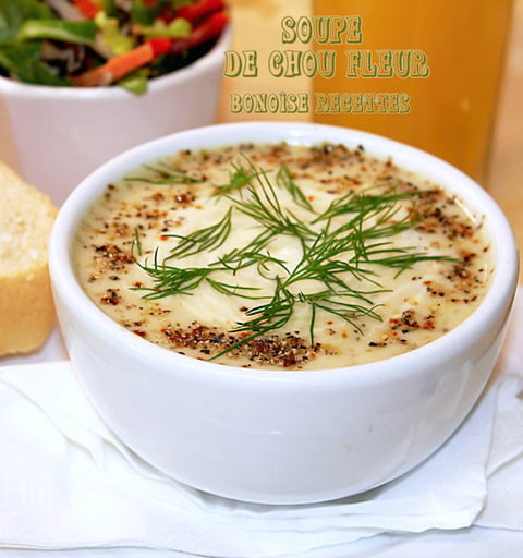 Soupe Facile Chou Fleur