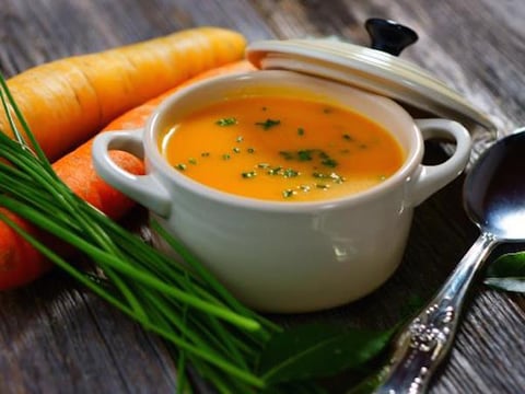 Soupe Froide de Carottes à L'orange