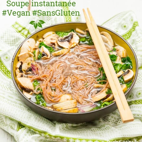 Soupe Instantanée Vegan Sans Gluten