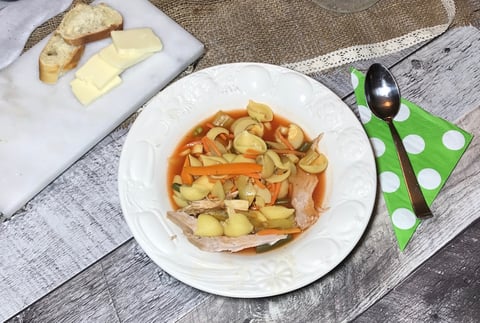 Soupe Légumes et Porc