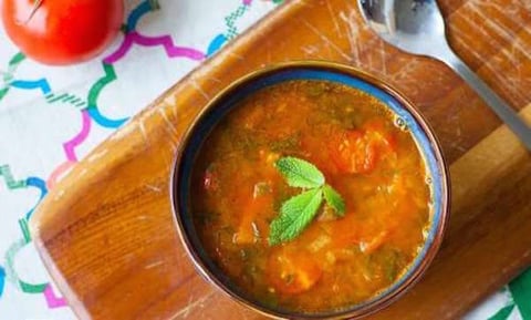 Soupe Marocaine Végétarienne (harira)
