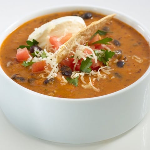 SOUPE MEXICAINE AU CHEDDAR D’ICI