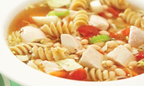 SOUPE MINESTRONE CLASSIQUE CON PESTO ALLA GENOVESE