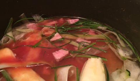 Soupe Réconfortante à Base de Jambon