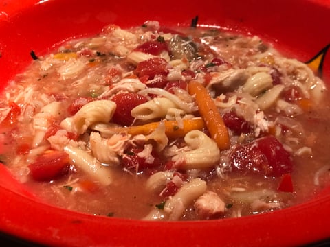 Soupe Réconfortante au Poulet