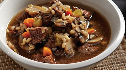 SOUPE-REPAS AU BŒUF ET AUX LÉGUMES