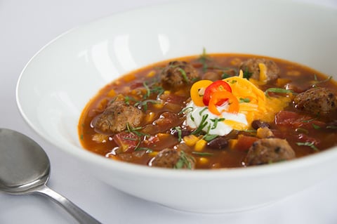 Soupe Repas Mexicaine aux Saucisses Dalisa