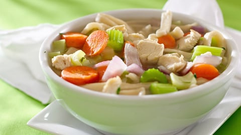 Soupe Simple au Poulet et Riz à L’ancienne