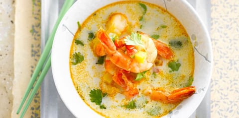 Soupe Thaï aux Crevettes