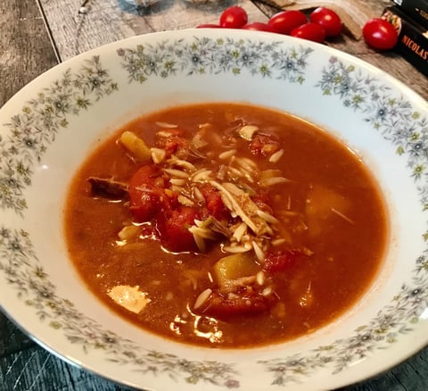 Soupe Tomates, Légumes et Orge