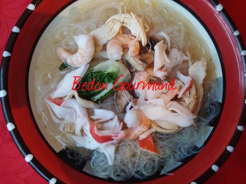 Soupe Tonkinoise Poulet et Crevettes