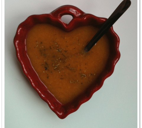 Soupe Veloutée aux 2 Poivrons pour la St-Valentin