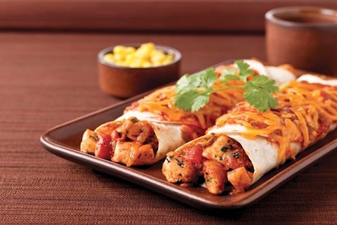 Souper D'enchiladas au Poulet et au Fromage