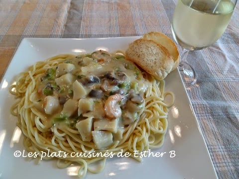 Spaghetti aux Fruits de Mer