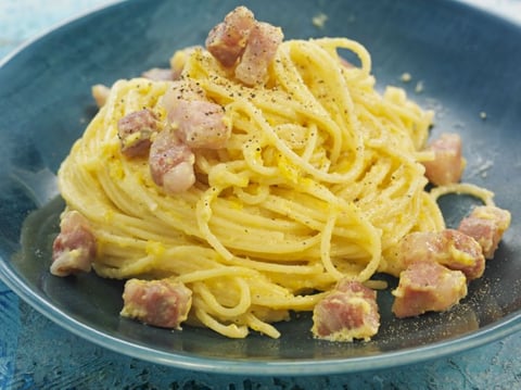 Spaghetti Carbonara au Jambon