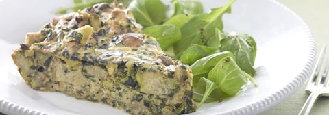 Strata aux Épinards et au Fromage