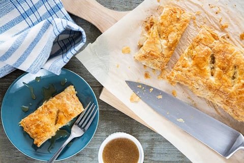 Strudel aux Poires Beurre D'érables et Cheddar Fort