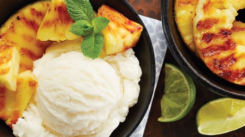 Sundaes à L’ananas Grillé