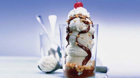 Sundaes au Fondant Chocolat Chaud
