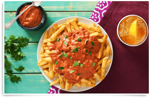 Superfries au Cari avec Tikka Masala