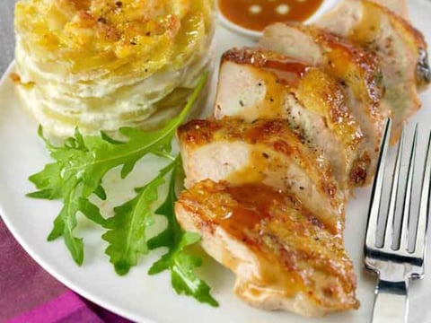 Suprême de Pintade au Caramel de Beurre Salé