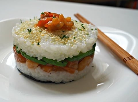 Sushi Cake Saumon/Avocat