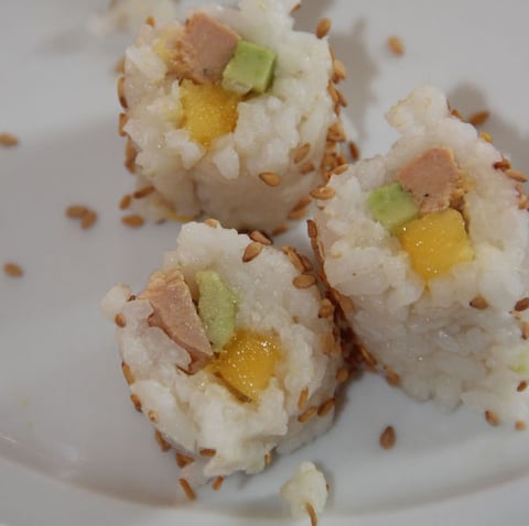 Sushi Foie Gras, Mangue et Avocat