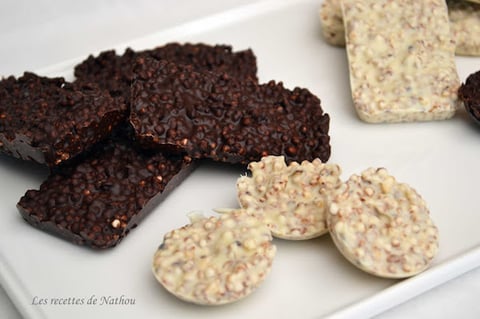 Tablettes de Chocolat au Quinoa Soufflé !