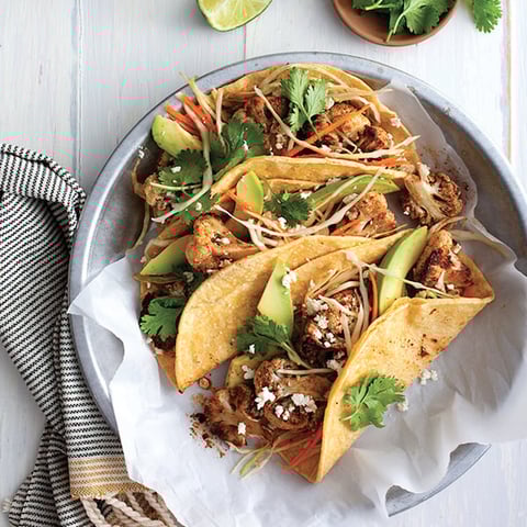 Tacos au Chou-Fleur Rôti