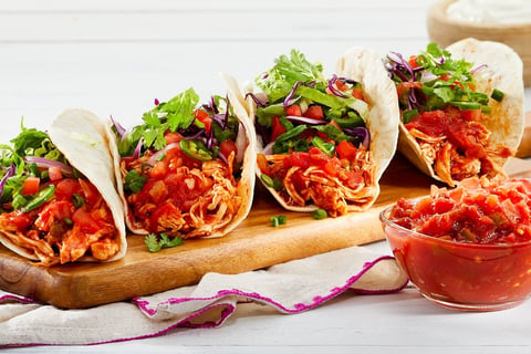Tacos de Poulet à la Mijoteuse