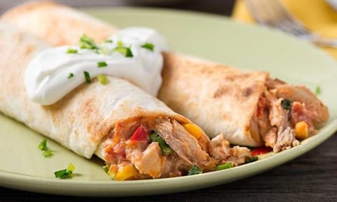 TAQUITOS DE POULET AU FOUR