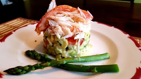 Tartare D'avocats aux Crabes des Neige