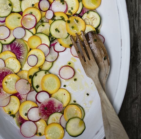 Tartare de Courgettes et de Radis