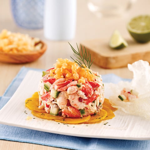 Tartare de Crabe et Crevettes Nordiques