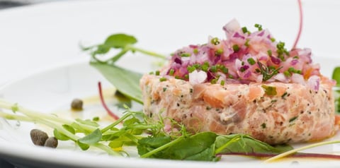 Tartare de Duo de Saumon Fumé et Frais