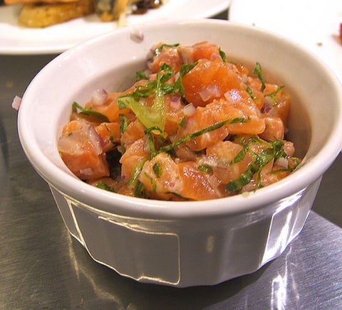 Tartare de Saumon à la Thaïlandaise