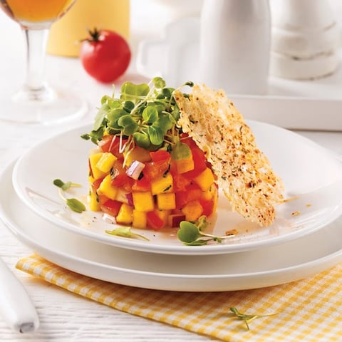 Tartare de Tomates et Mangue