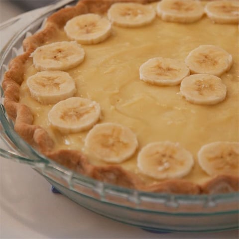 Tarte à la Banane à la Crème