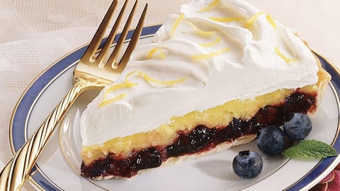 Tarte à la Crème, à L'ananas et aux Bleuets