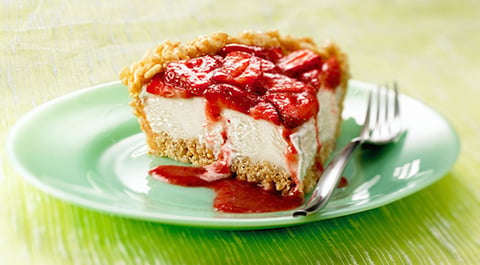 Tarte à la Crème Glacée et aux Fraises