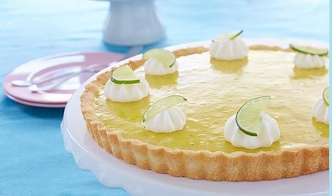 Tarte à la Lime Ensoleillée