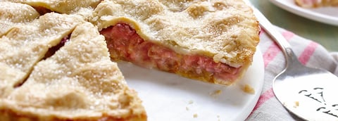 TARTE À LA RHUBARBE