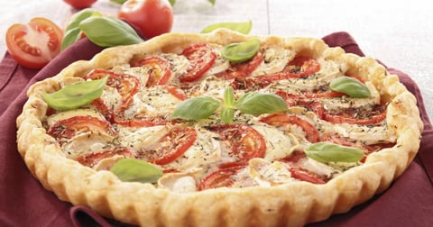 TARTE À LA TOMATE ET MOZZARELLA