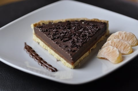 Tarte au Chocolat et Caramel au Beurre Salé