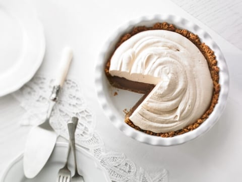 Tarte au Chocolat et Crème Fouettée au Café