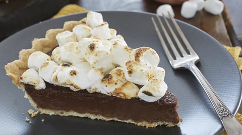 TARTE AU CHOCOLAT ET GUIMAUVE TENDERFLAKE